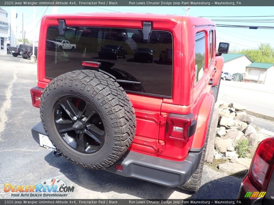 2020 Jeep Wrangler Unlimited Altitude 4x4 Firecracker Red / Black Photo #5