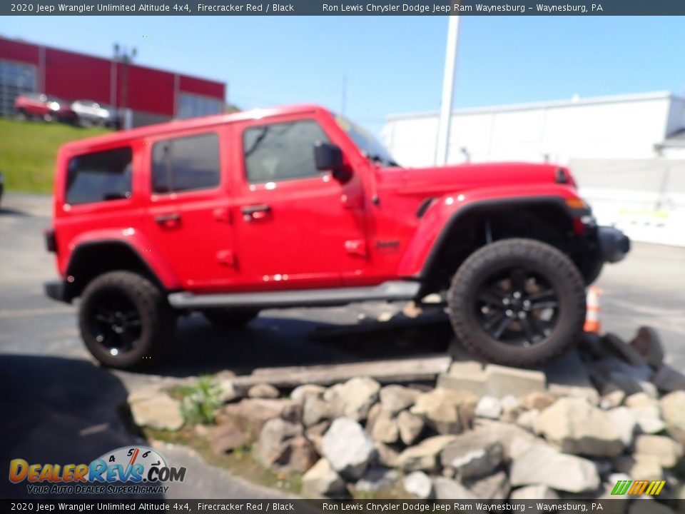 2020 Jeep Wrangler Unlimited Altitude 4x4 Firecracker Red / Black Photo #6