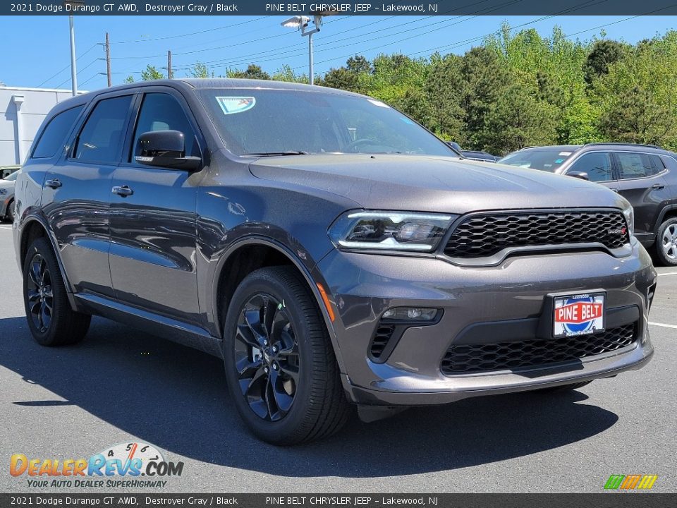 2021 Dodge Durango GT AWD Destroyer Gray / Black Photo #1