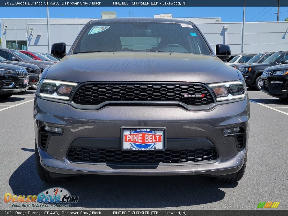 2021 Dodge Durango GT AWD Destroyer Gray / Black Photo #3