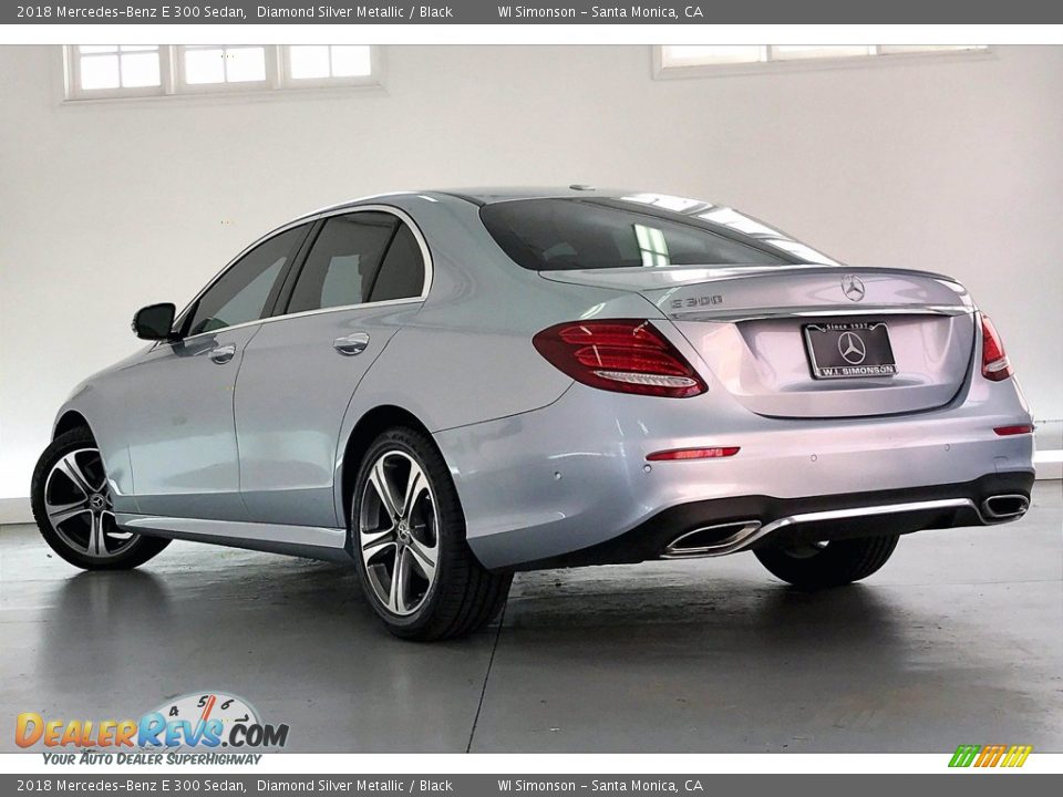 2018 Mercedes-Benz E 300 Sedan Diamond Silver Metallic / Black Photo #10