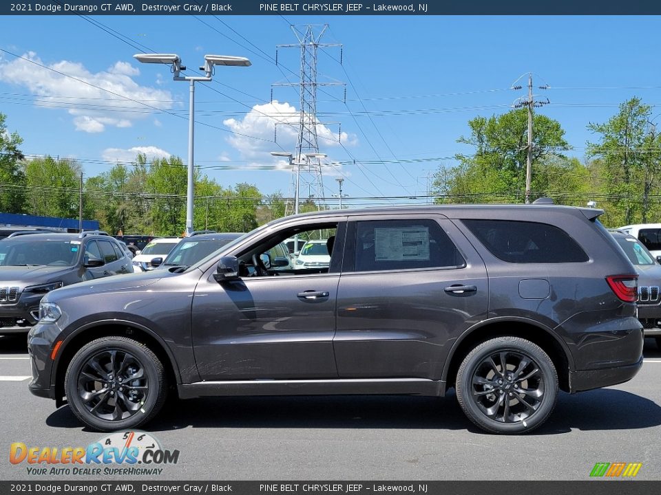 2021 Dodge Durango GT AWD Destroyer Gray / Black Photo #4