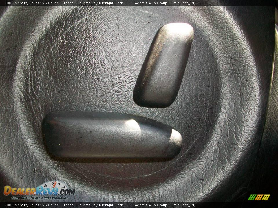 2002 Mercury Cougar V6 Coupe French Blue Metallic / Midnight Black Photo #21