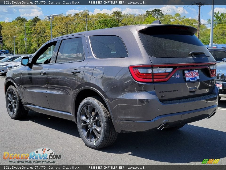 2021 Dodge Durango GT AWD Destroyer Gray / Black Photo #6