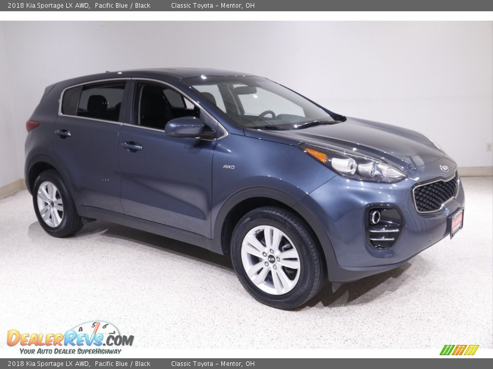 2018 Kia Sportage LX AWD Pacific Blue / Black Photo #1