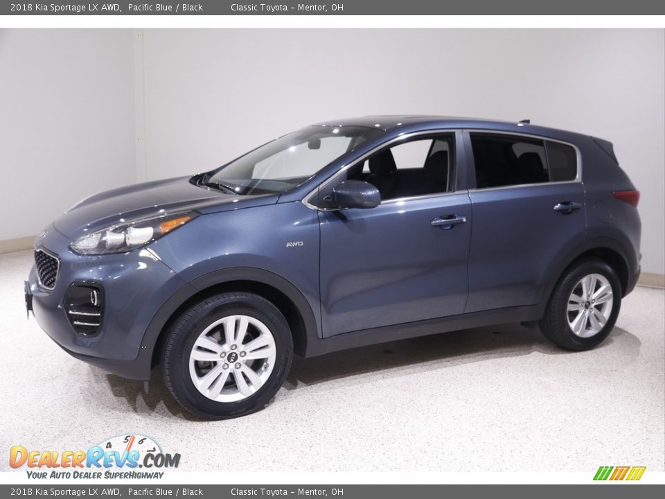 2018 Kia Sportage LX AWD Pacific Blue / Black Photo #3