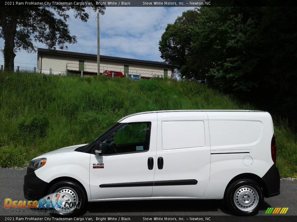 Bright White 2021 Ram ProMaster City Tradesman Cargo Van Photo #1