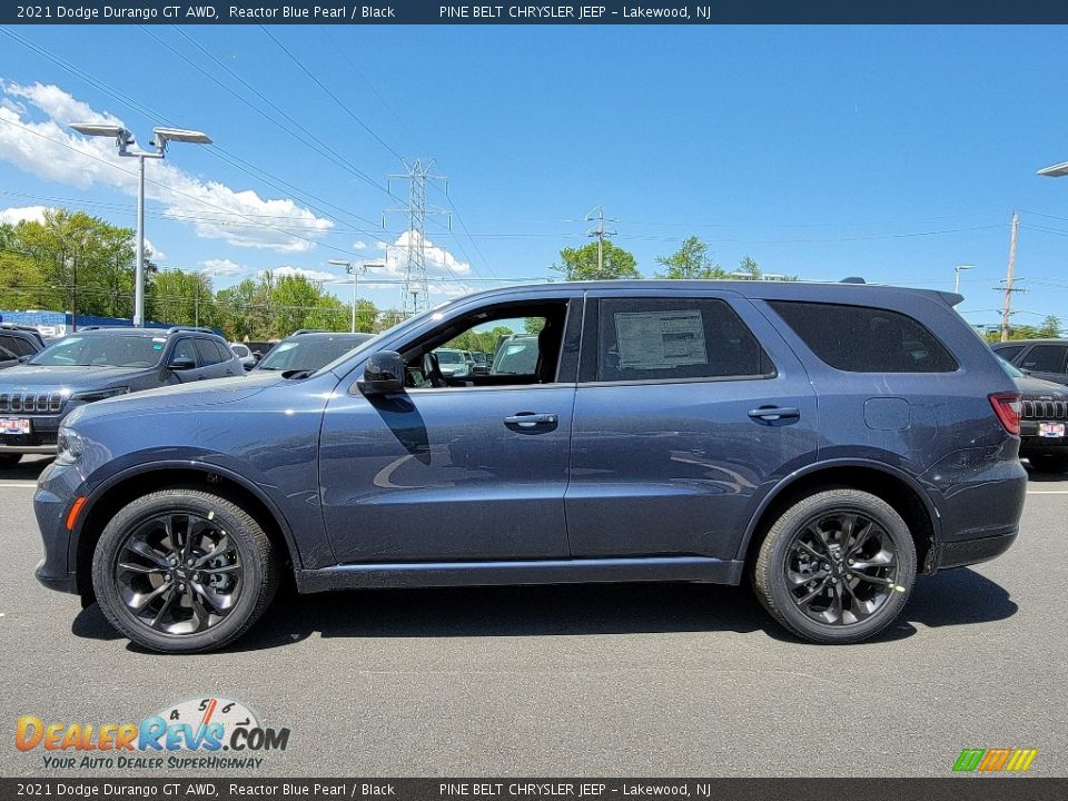 2021 Dodge Durango GT AWD Reactor Blue Pearl / Black Photo #4