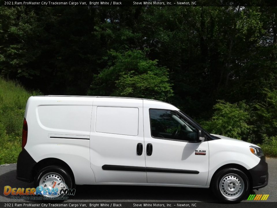 2021 Ram ProMaster City Tradesman Cargo Van Bright White / Black Photo #5