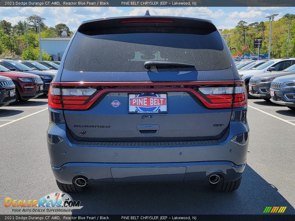 2021 Dodge Durango GT AWD Reactor Blue Pearl / Black Photo #7