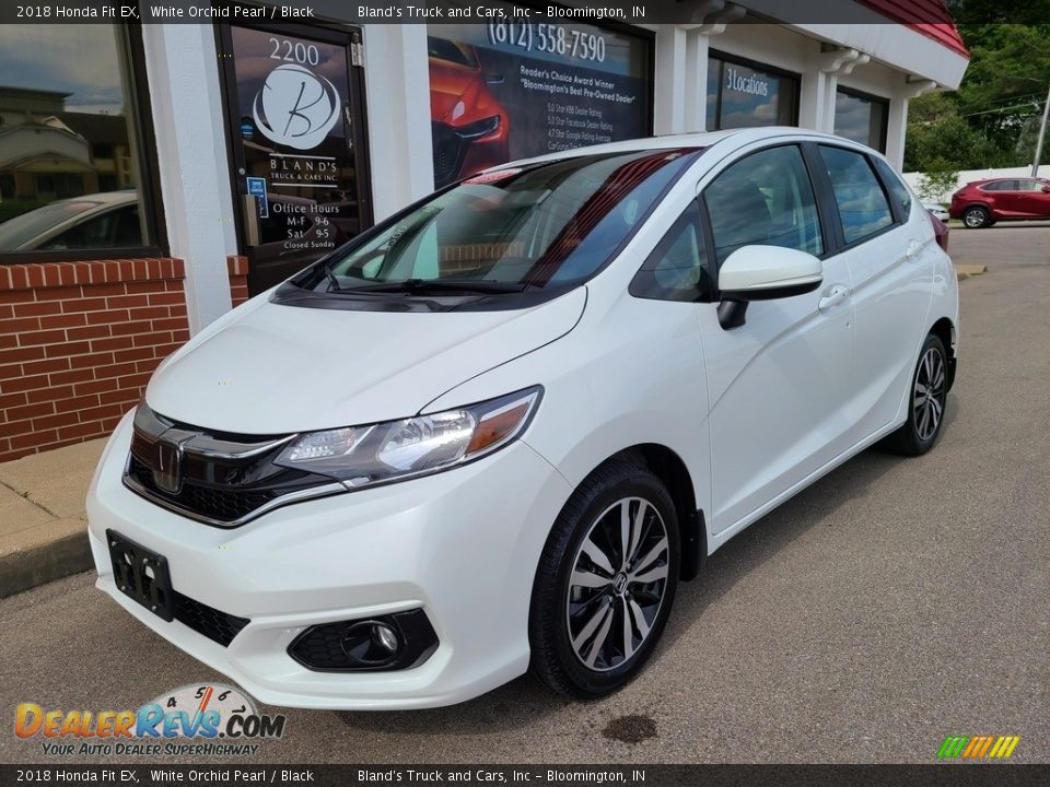2018 Honda Fit EX White Orchid Pearl / Black Photo #2