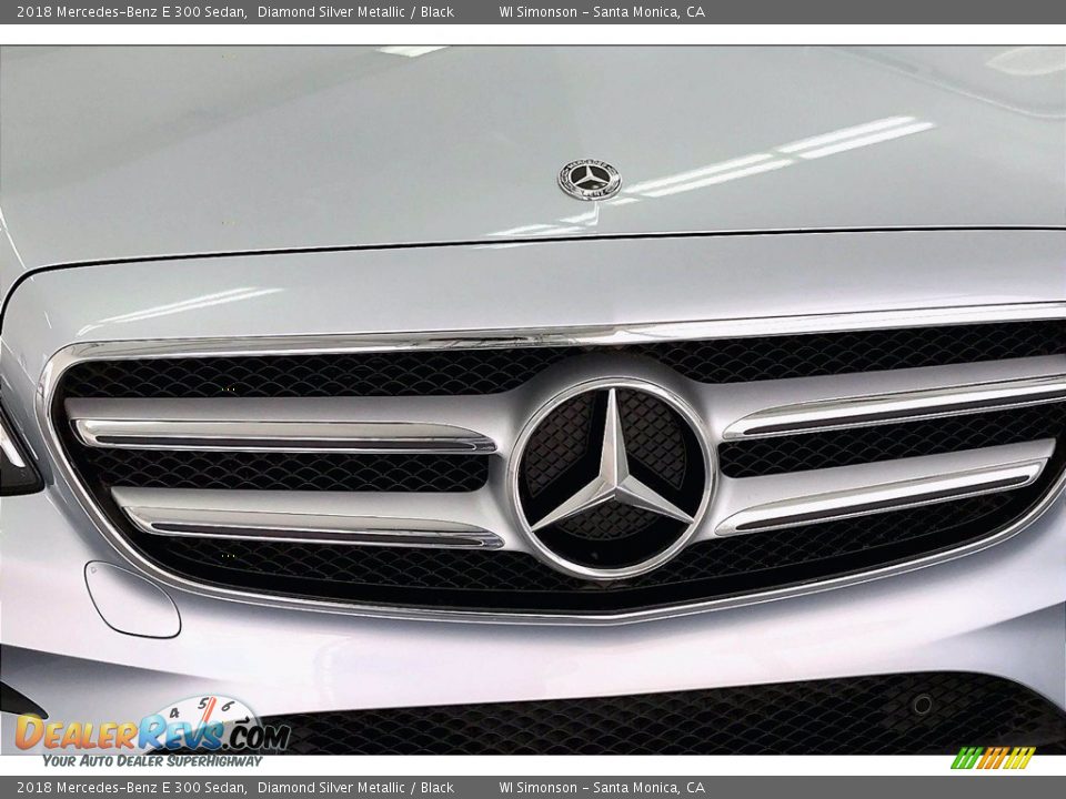 2018 Mercedes-Benz E 300 Sedan Diamond Silver Metallic / Black Photo #30