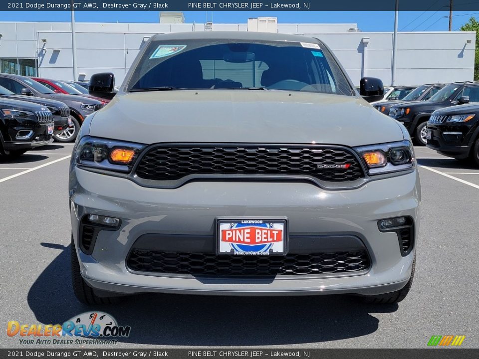 2021 Dodge Durango GT AWD Destroyer Gray / Black Photo #3