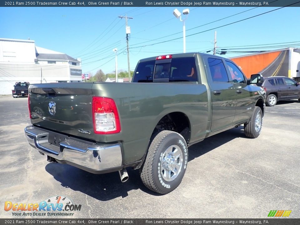 2021 Ram 2500 Tradesman Crew Cab 4x4 Olive Green Pearl / Black Photo #5