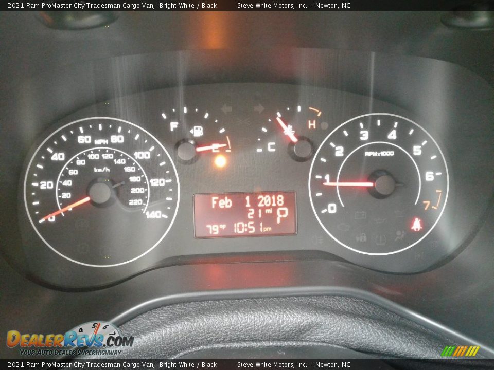 2021 Ram ProMaster City Tradesman Cargo Van Gauges Photo #19