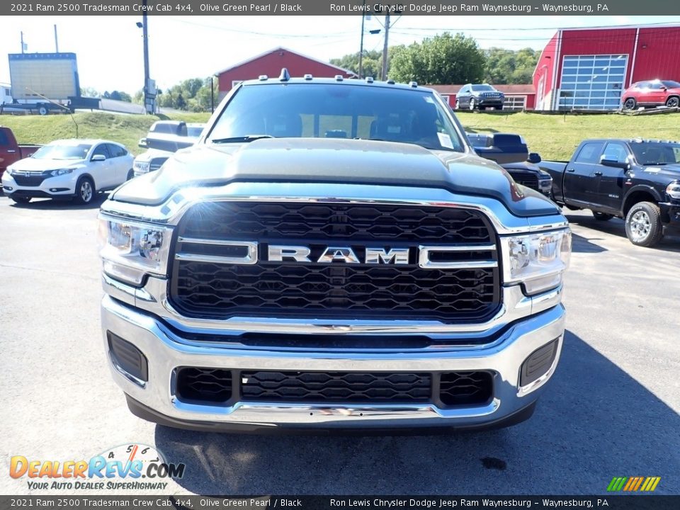 2021 Ram 2500 Tradesman Crew Cab 4x4 Olive Green Pearl / Black Photo #8