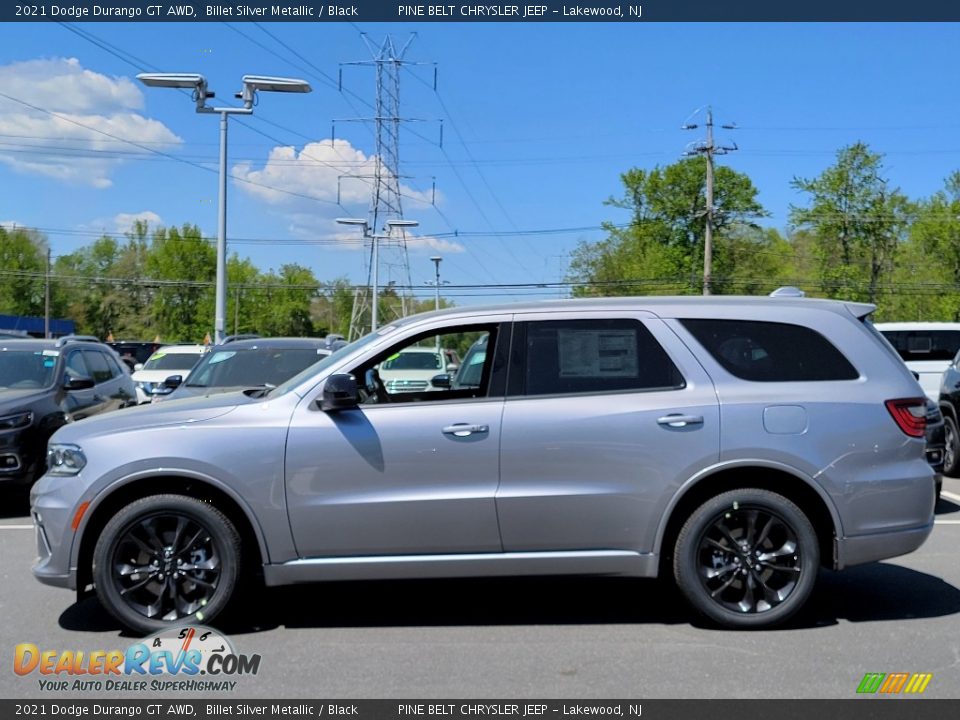 Billet Silver Metallic 2021 Dodge Durango GT AWD Photo #4