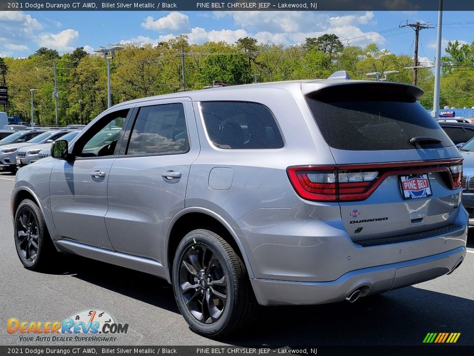 2021 Dodge Durango GT AWD Billet Silver Metallic / Black Photo #6