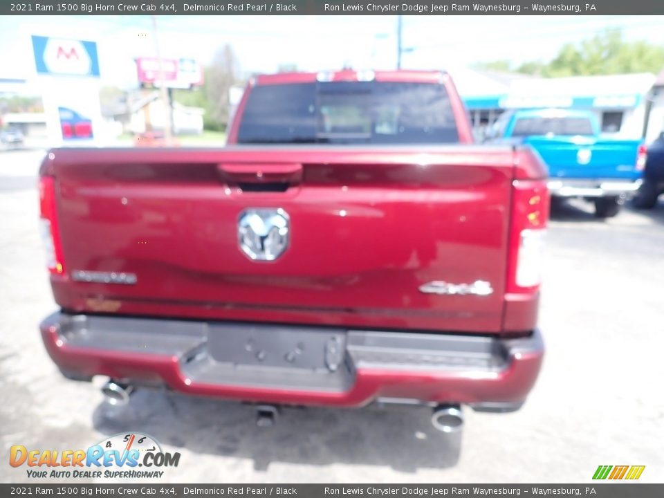 2021 Ram 1500 Big Horn Crew Cab 4x4 Delmonico Red Pearl / Black Photo #4