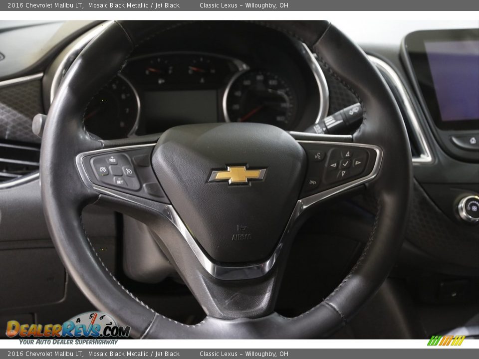 2016 Chevrolet Malibu LT Mosaic Black Metallic / Jet Black Photo #7