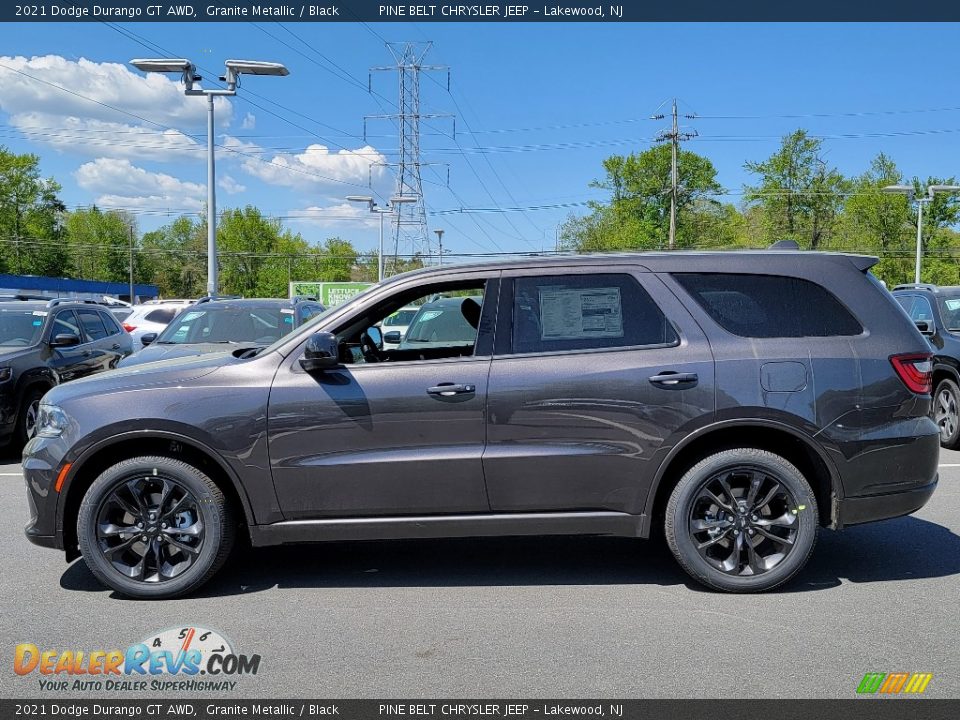 2021 Dodge Durango GT AWD Granite Metallic / Black Photo #4