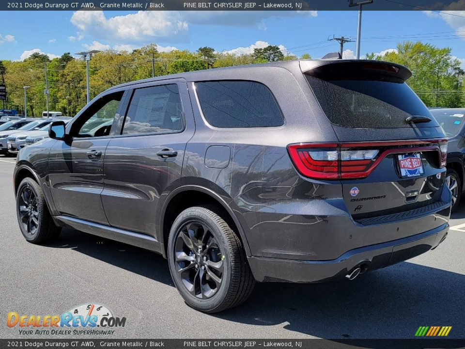 2021 Dodge Durango GT AWD Granite Metallic / Black Photo #6