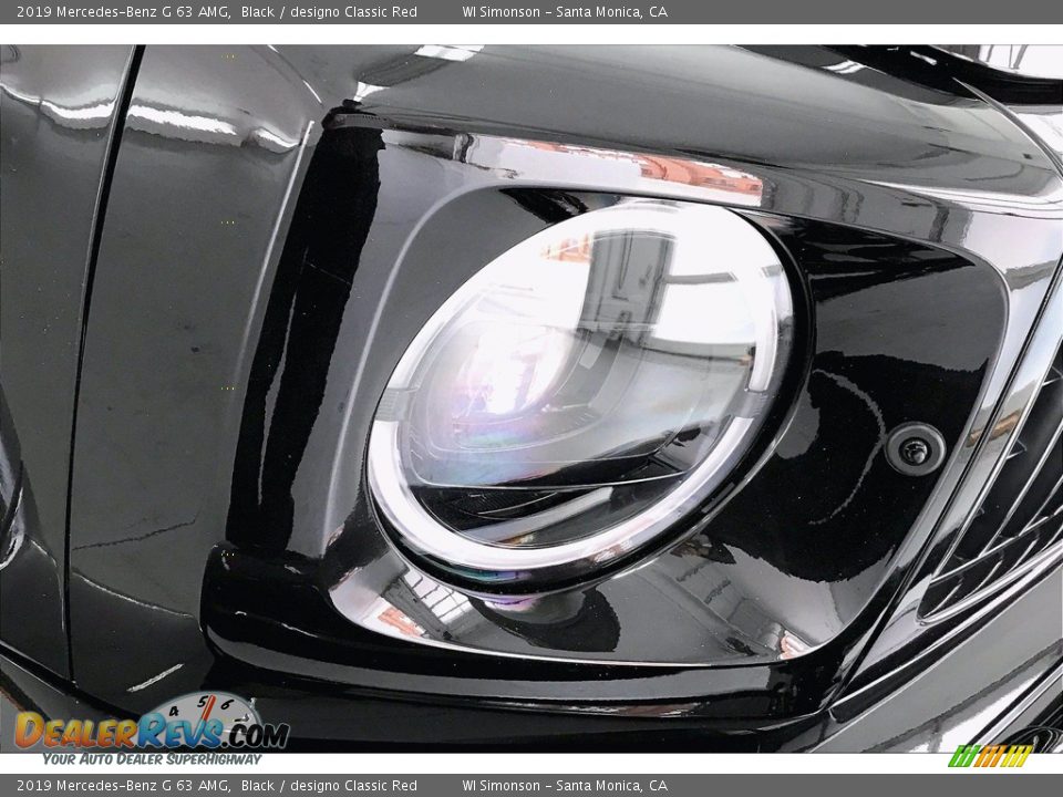 2019 Mercedes-Benz G 63 AMG Black / designo Classic Red Photo #28