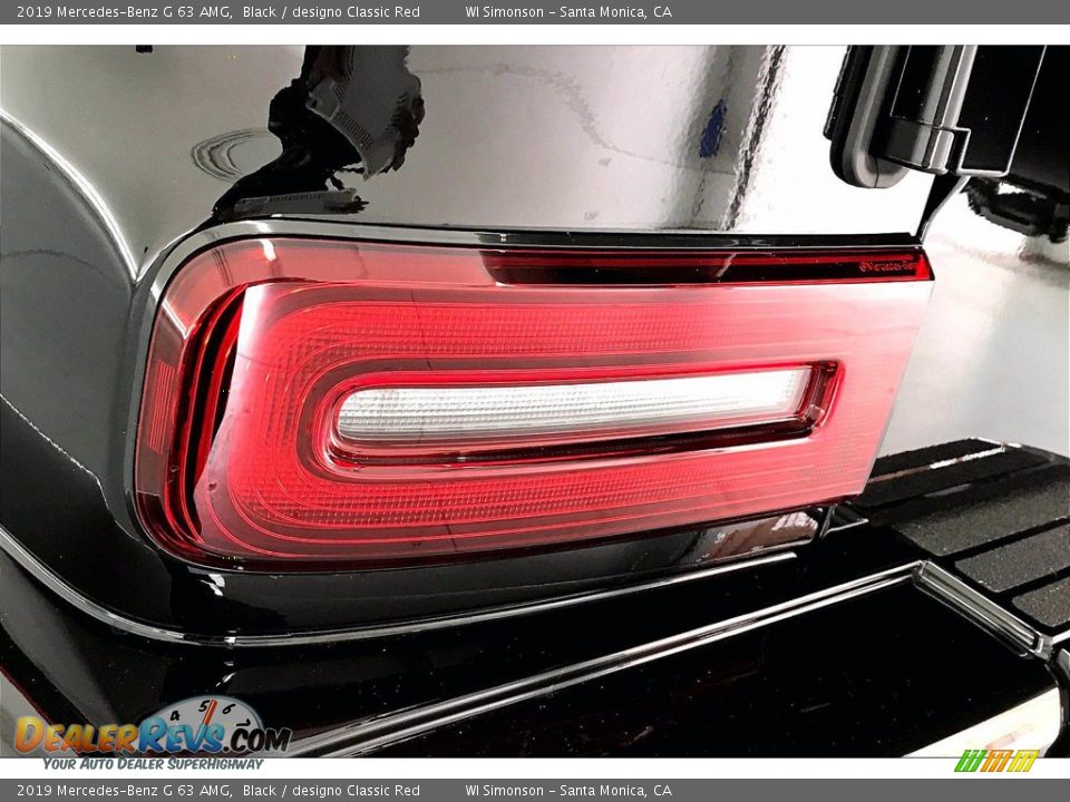 2019 Mercedes-Benz G 63 AMG Black / designo Classic Red Photo #29
