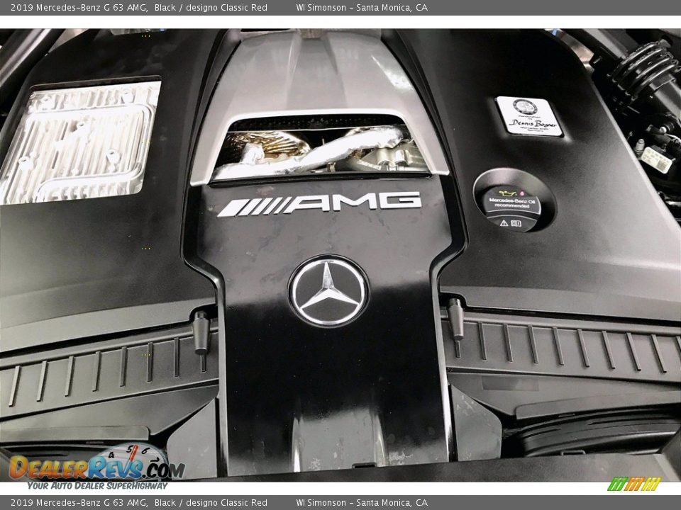 2019 Mercedes-Benz G 63 AMG Black / designo Classic Red Photo #32