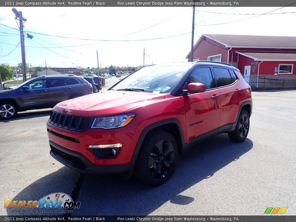 2021 Jeep Compass Altitude 4x4 Redline Pearl / Black Photo #1