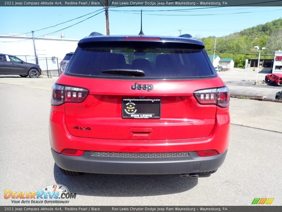 2021 Jeep Compass Altitude 4x4 Redline Pearl / Black Photo #4