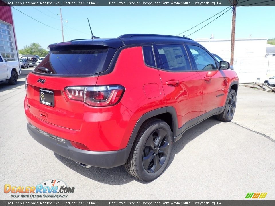 2021 Jeep Compass Altitude 4x4 Redline Pearl / Black Photo #5