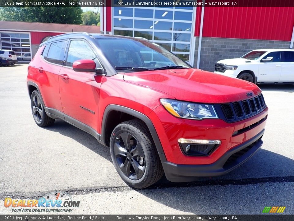 2021 Jeep Compass Altitude 4x4 Redline Pearl / Black Photo #7