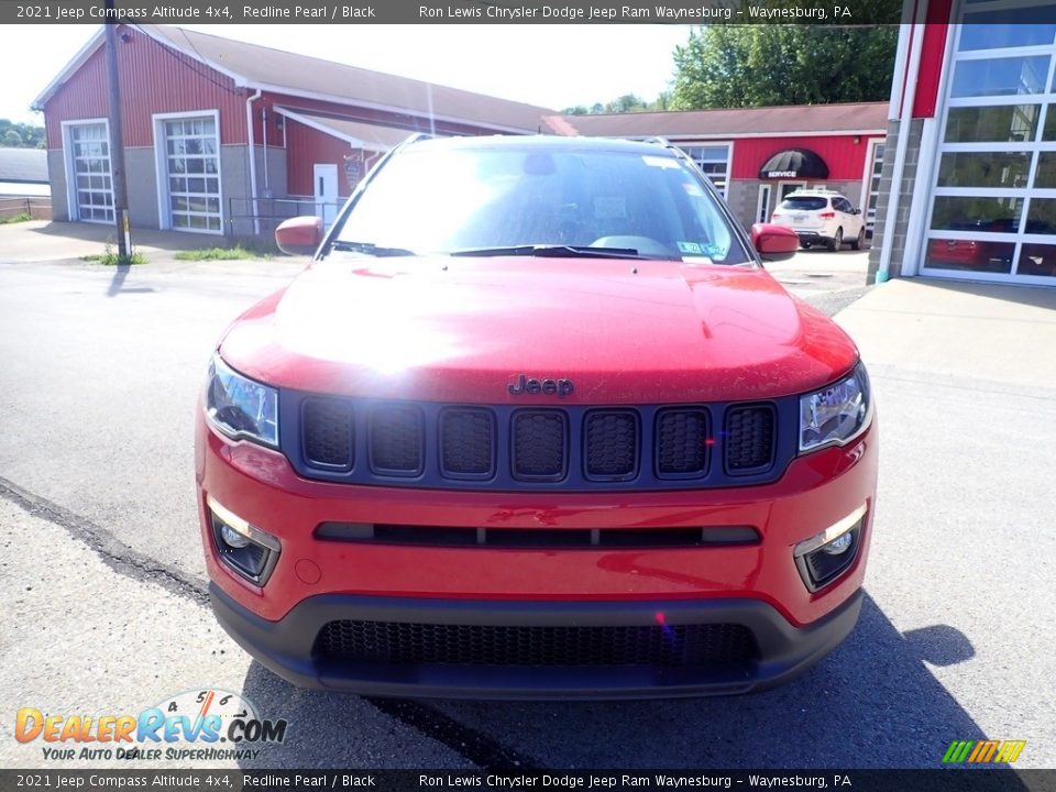 2021 Jeep Compass Altitude 4x4 Redline Pearl / Black Photo #8