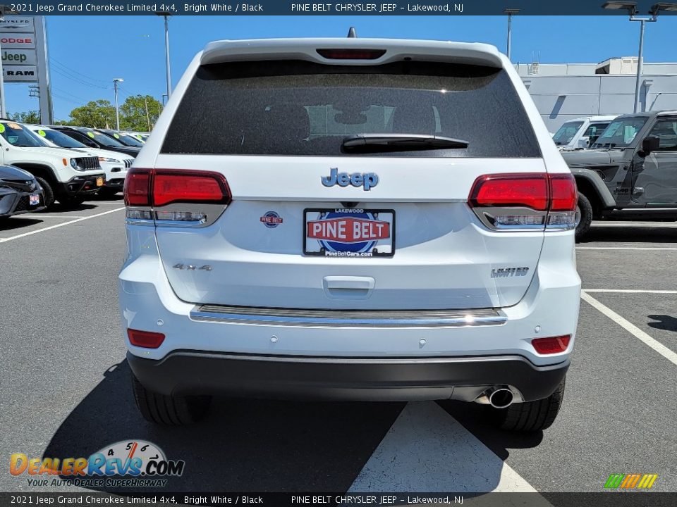 2021 Jeep Grand Cherokee Limited 4x4 Bright White / Black Photo #7