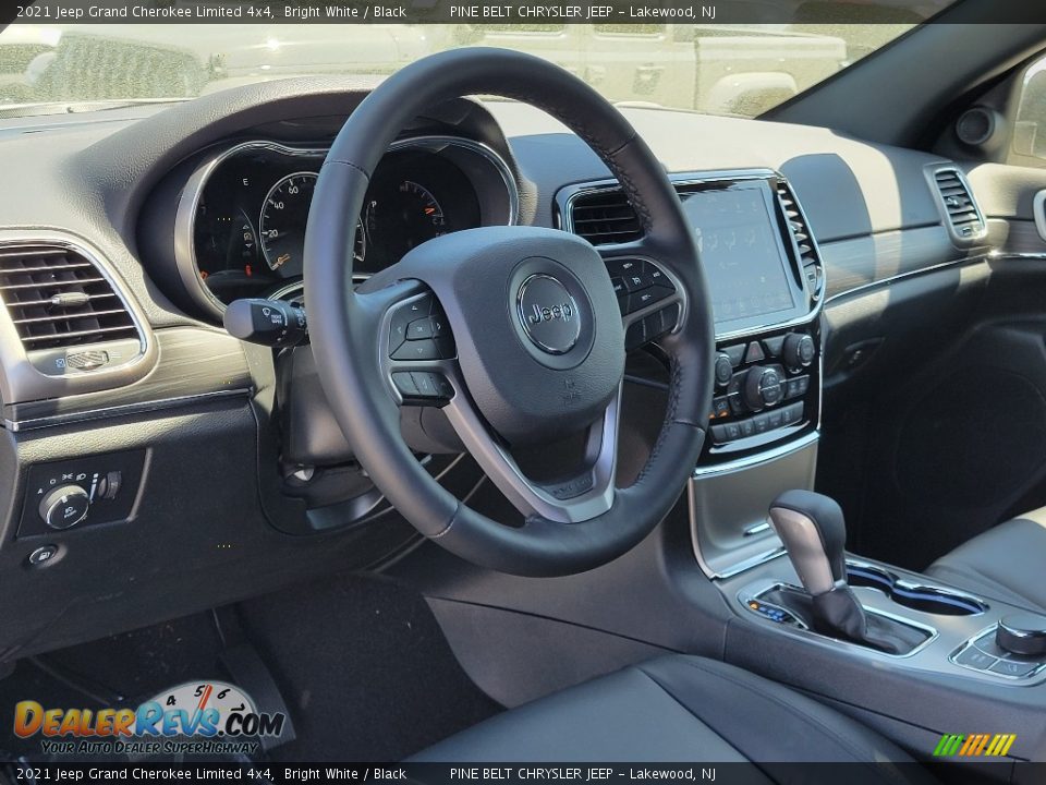 2021 Jeep Grand Cherokee Limited 4x4 Bright White / Black Photo #13