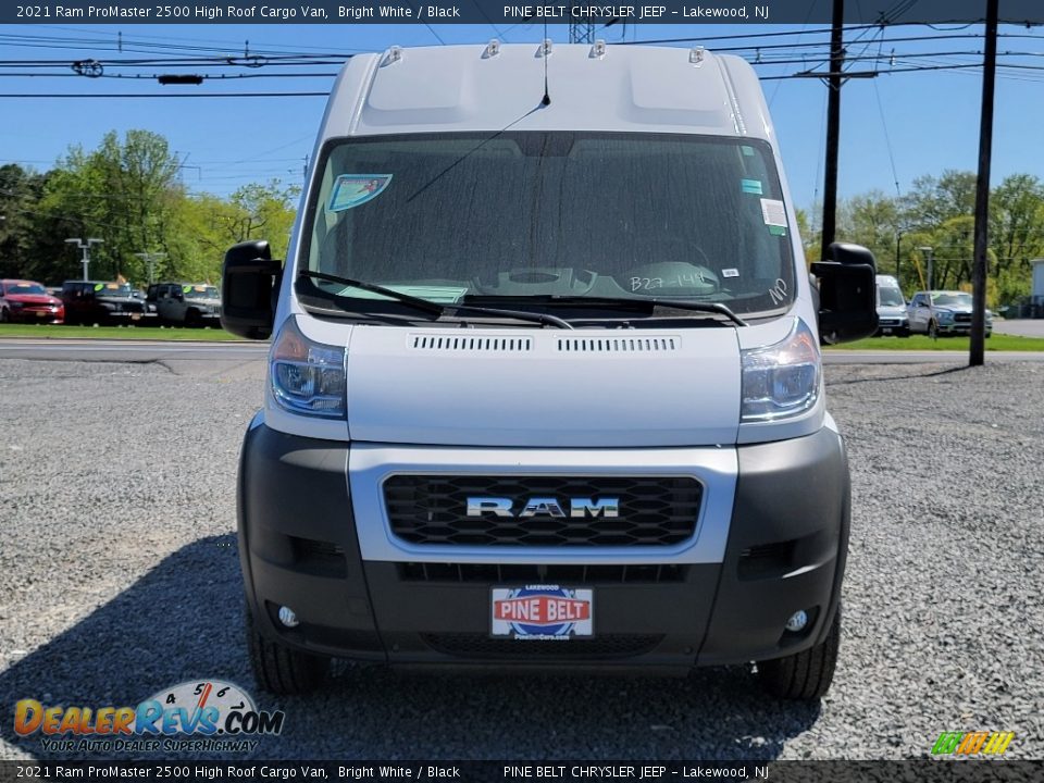 2021 Ram ProMaster 2500 High Roof Cargo Van Bright White / Black Photo #3