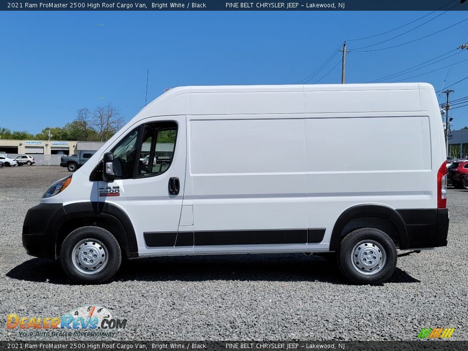 Bright White 2021 Ram ProMaster 2500 High Roof Cargo Van Photo #4