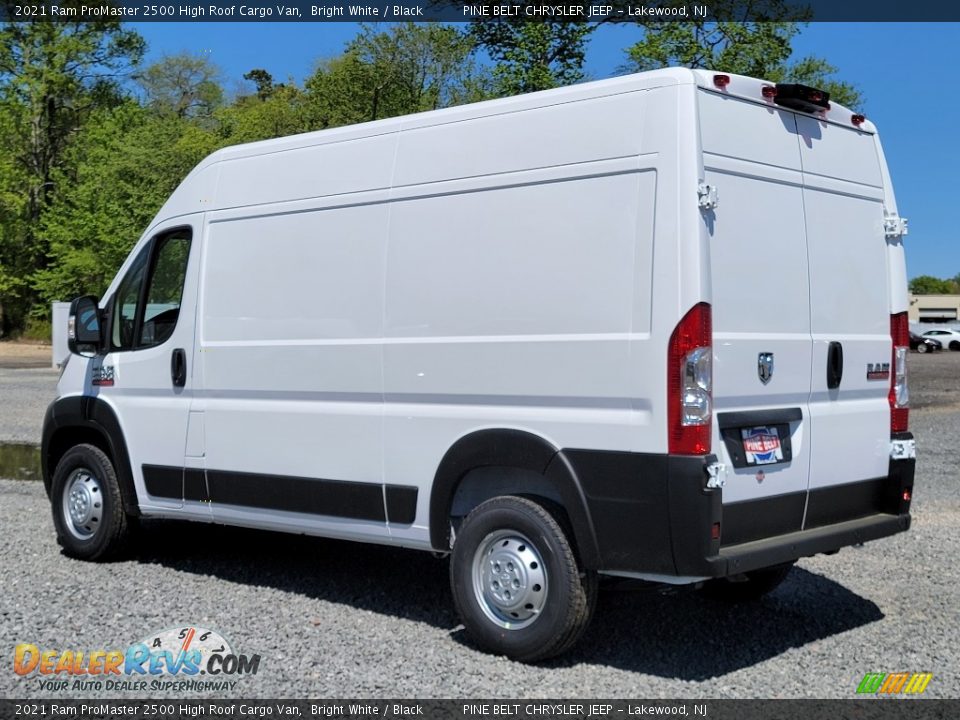 2021 Ram ProMaster 2500 High Roof Cargo Van Bright White / Black Photo #6