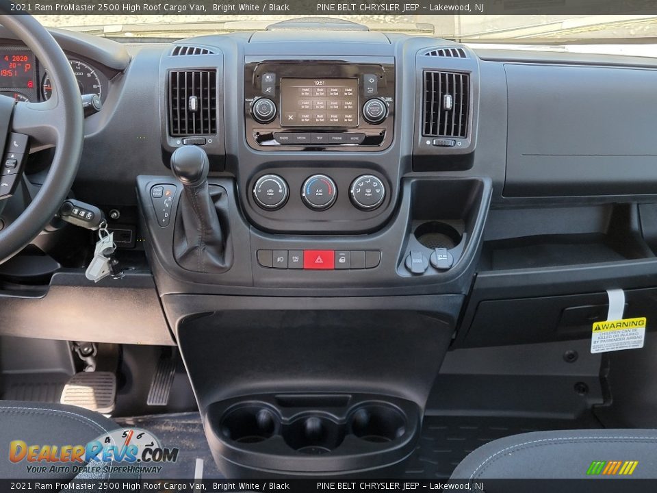 Dashboard of 2021 Ram ProMaster 2500 High Roof Cargo Van Photo #10