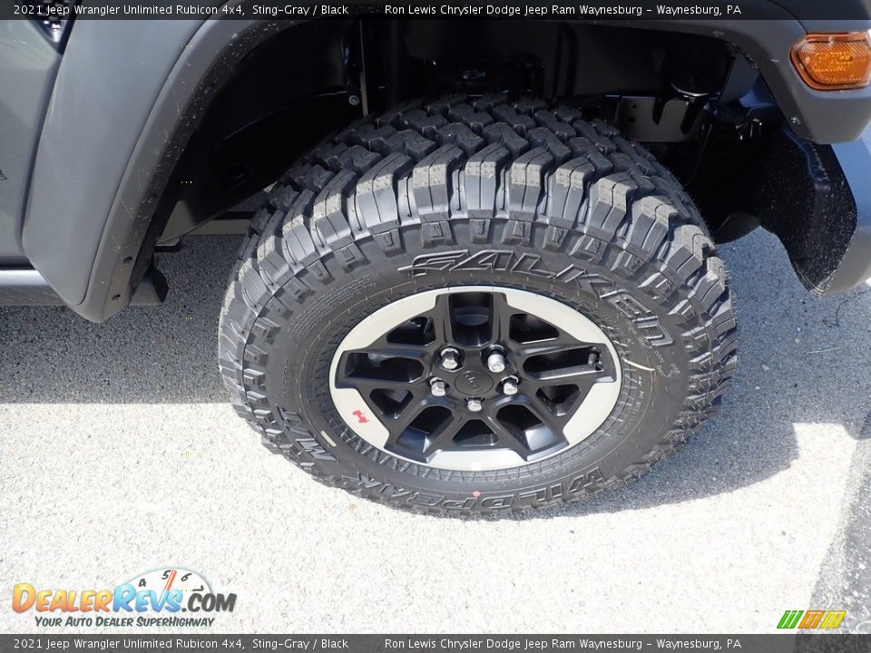 2021 Jeep Wrangler Unlimited Rubicon 4x4 Sting-Gray / Black Photo #9
