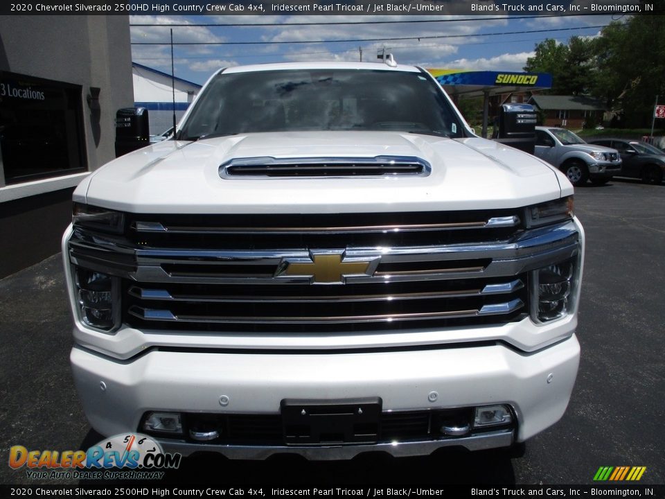 2020 Chevrolet Silverado 2500HD High Country Crew Cab 4x4 Iridescent Pearl Tricoat / Jet Black/­Umber Photo #33