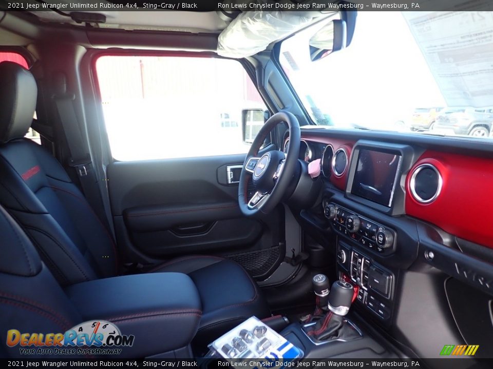 2021 Jeep Wrangler Unlimited Rubicon 4x4 Sting-Gray / Black Photo #11