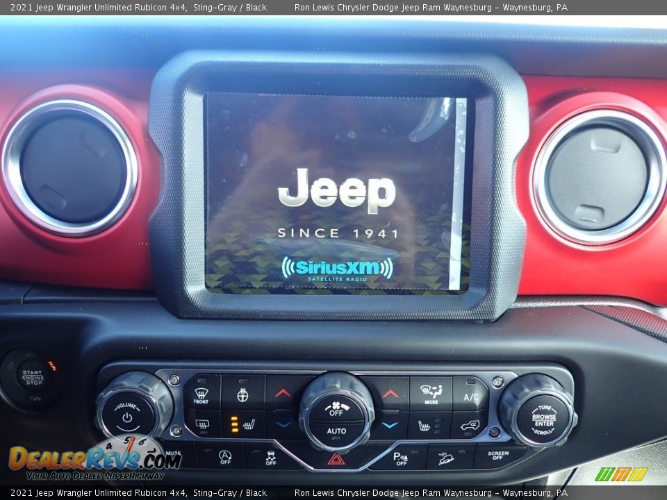 2021 Jeep Wrangler Unlimited Rubicon 4x4 Sting-Gray / Black Photo #16