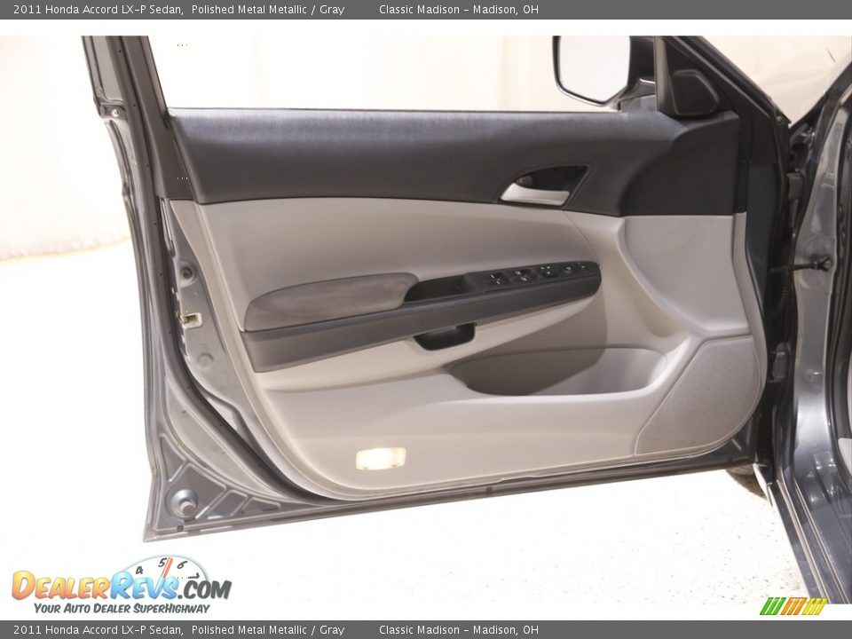 2011 Honda Accord LX-P Sedan Polished Metal Metallic / Gray Photo #4