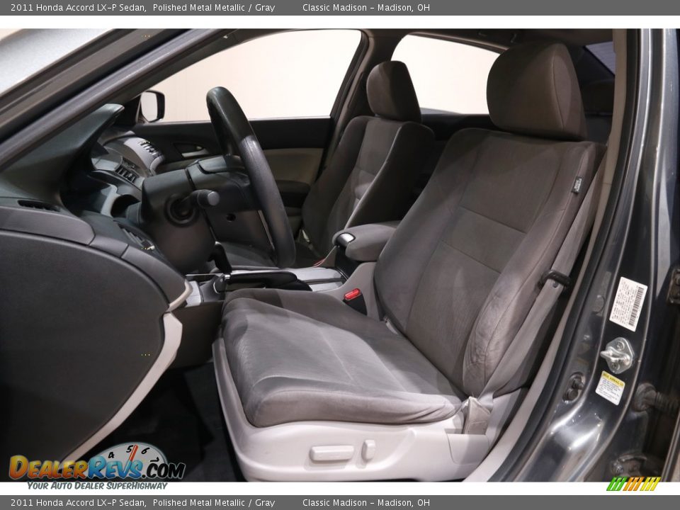 2011 Honda Accord LX-P Sedan Polished Metal Metallic / Gray Photo #5