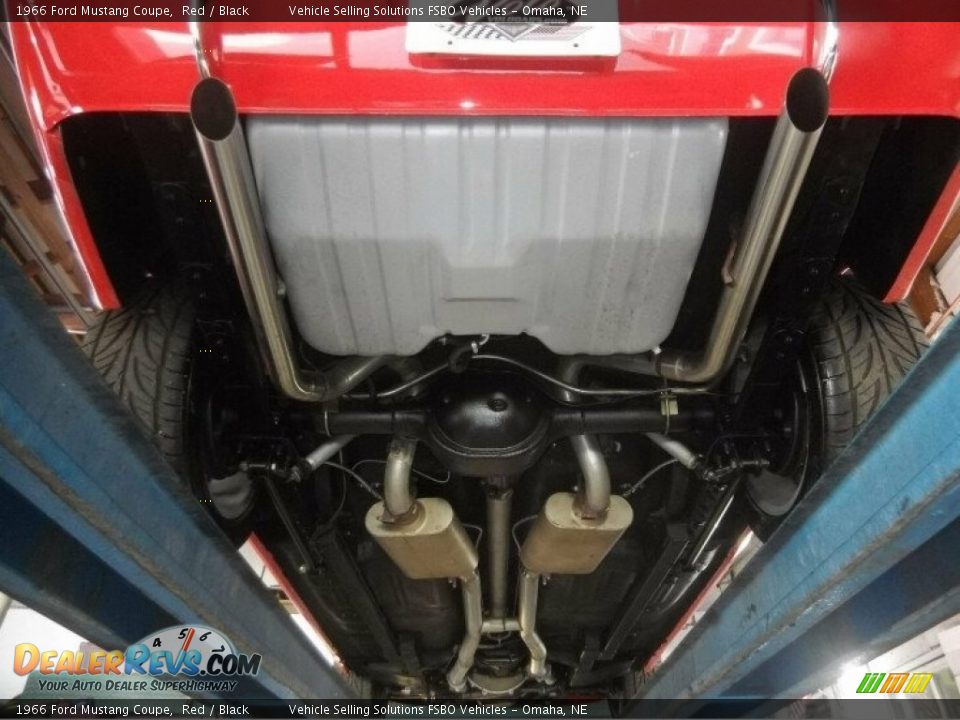 1966 Ford Mustang Coupe Red / Black Photo #26