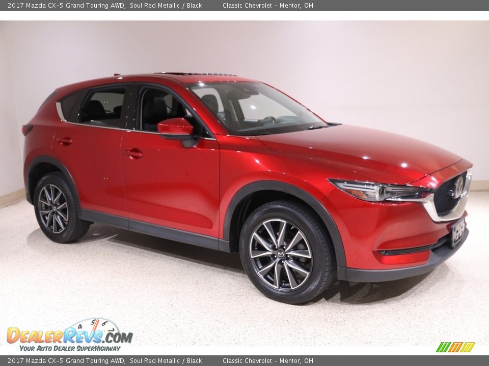 2017 Mazda CX-5 Grand Touring AWD Soul Red Metallic / Black Photo #1