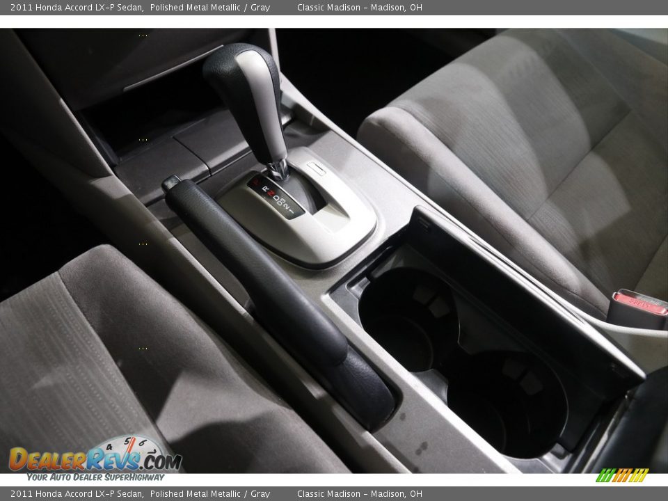 2011 Honda Accord LX-P Sedan Polished Metal Metallic / Gray Photo #11