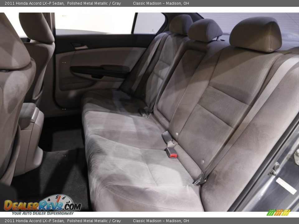 2011 Honda Accord LX-P Sedan Polished Metal Metallic / Gray Photo #14